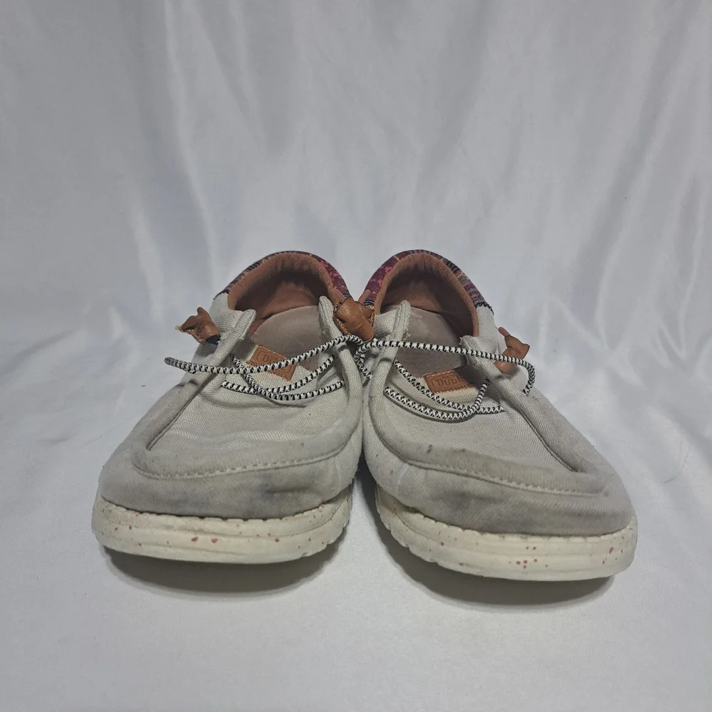 Hey‎ Dude Wally Funk Baja Cream Mens 11 Slip On